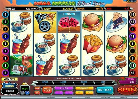 mega moolah 5 reel drive|Mega Moolah Slot – How to Play & Win Mega Moolah .